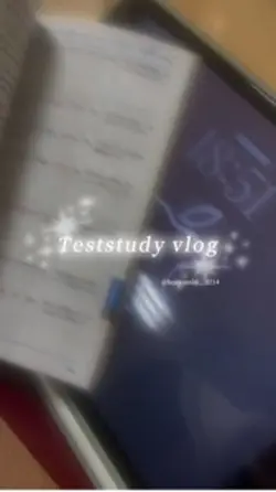 Teststudy vlog