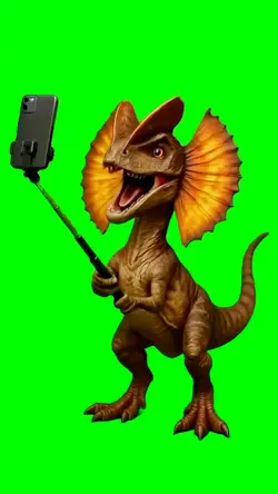 dino green screen