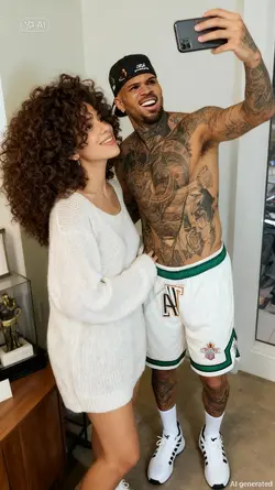 CHRIS BROWN SELFIE 