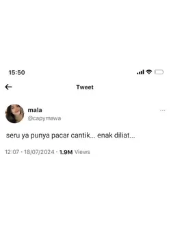 punya pacar cantik