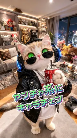 ヤンチャ系にキャラチェン