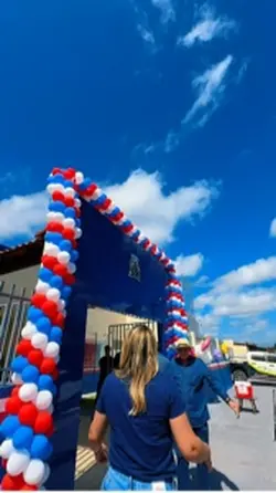 Inauguração escola