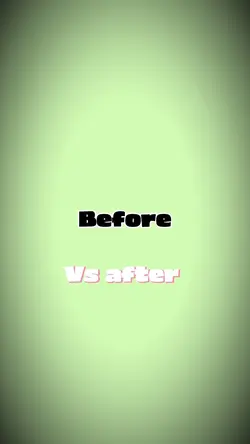Before vs afte