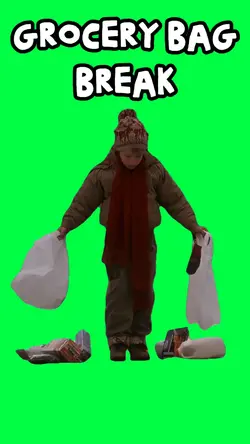 GROCERY BAG BREAK