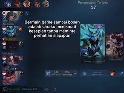 menikmati kesepian