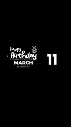 HBD 11 MARCH 2026 