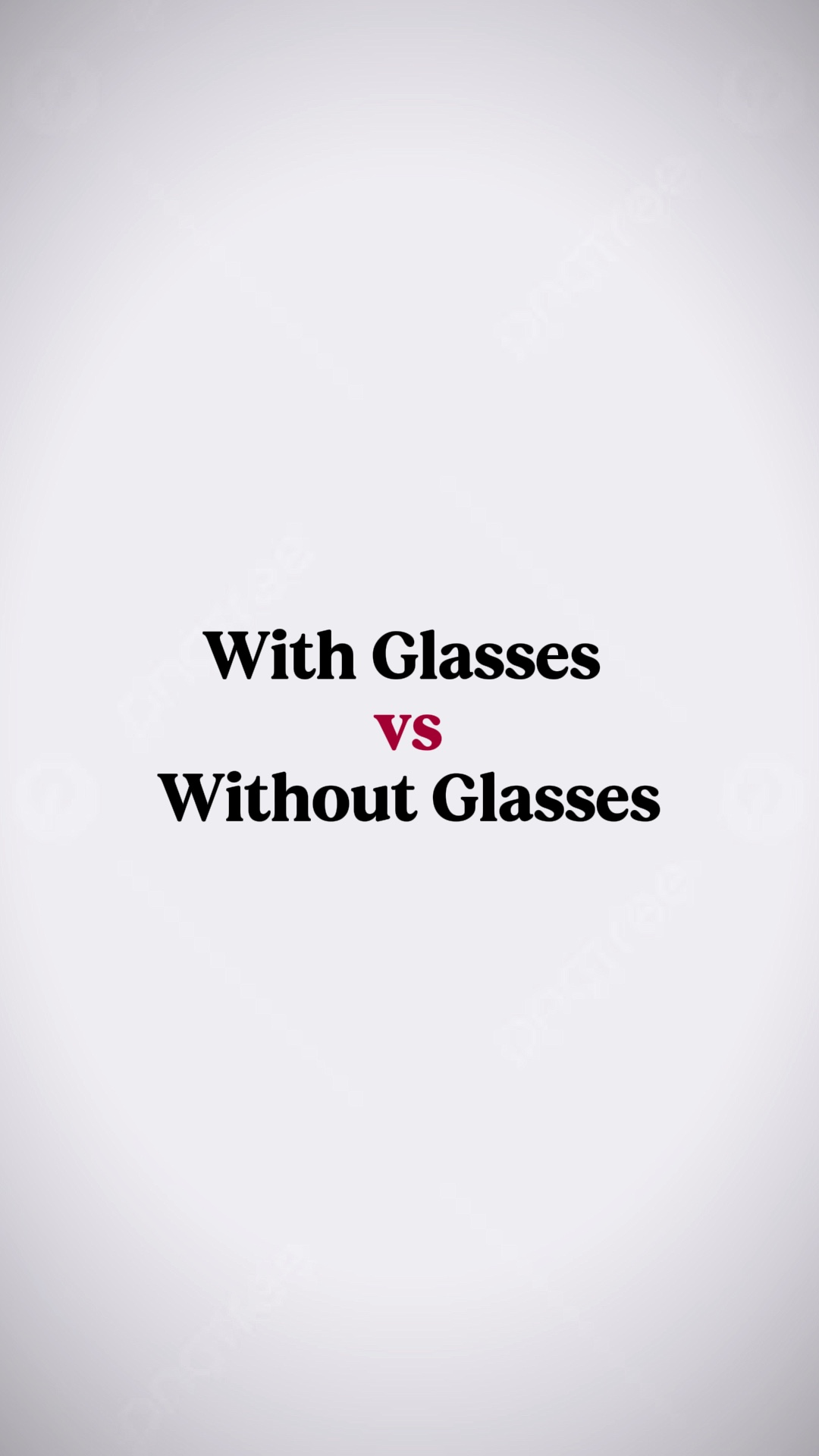 Com / sem glasse
