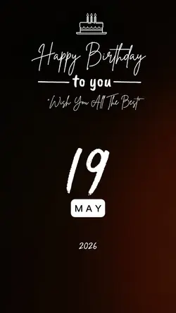 MAY 19th BIRTHDAYS