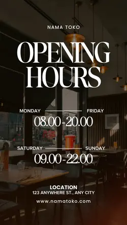 story : opening hour