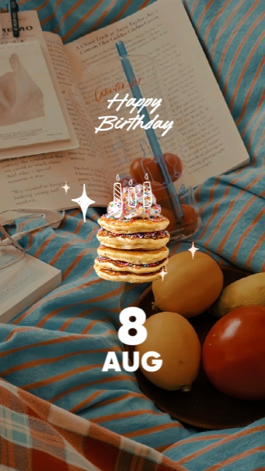 Birthday 8 August