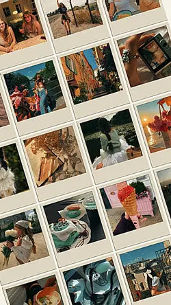 Wallpaper polaroid 