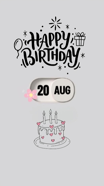 HBD 20 AUGUST 2026
