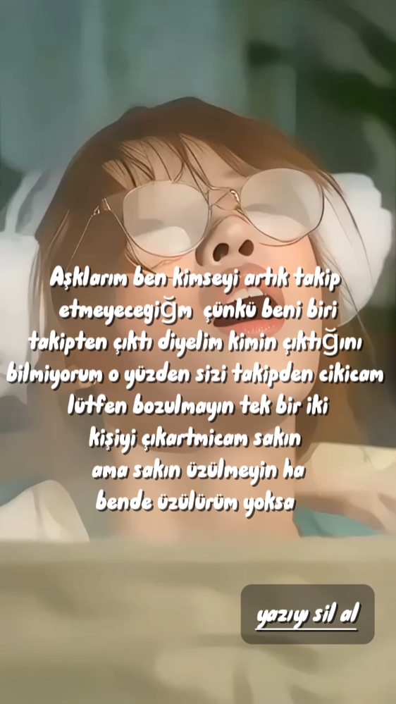 Yazıyı sıl al