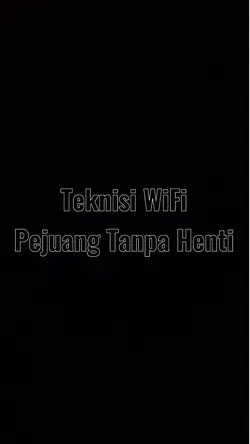 Teknisi wifi