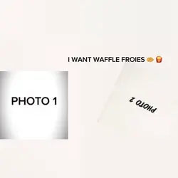 I want waffle fries🤑