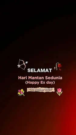 selamat hari mantan