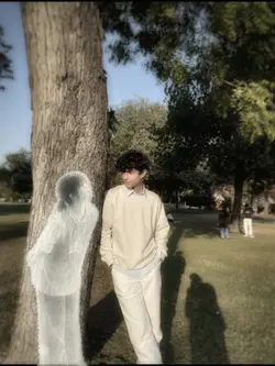 Girl's shadow