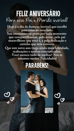 Parabéns Marido