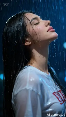 Rain photoshoot