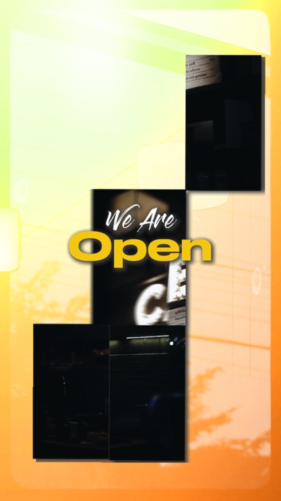 Nous sommes un café ouvert