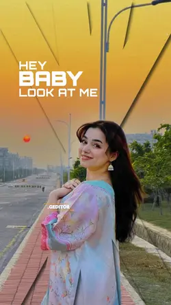 baby look at me