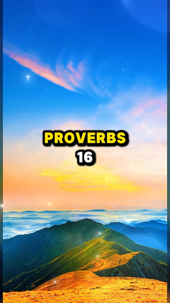 PROVÉRBIOS 16: 3