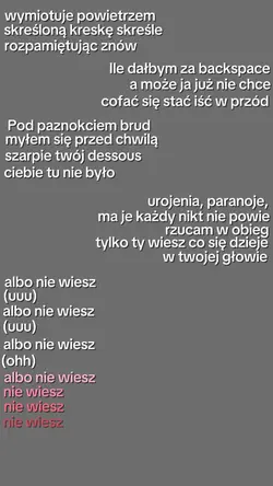 Dessous lyric
