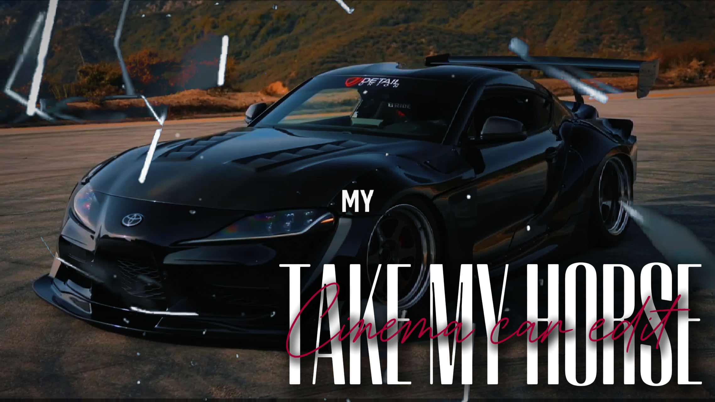 Take my horse 