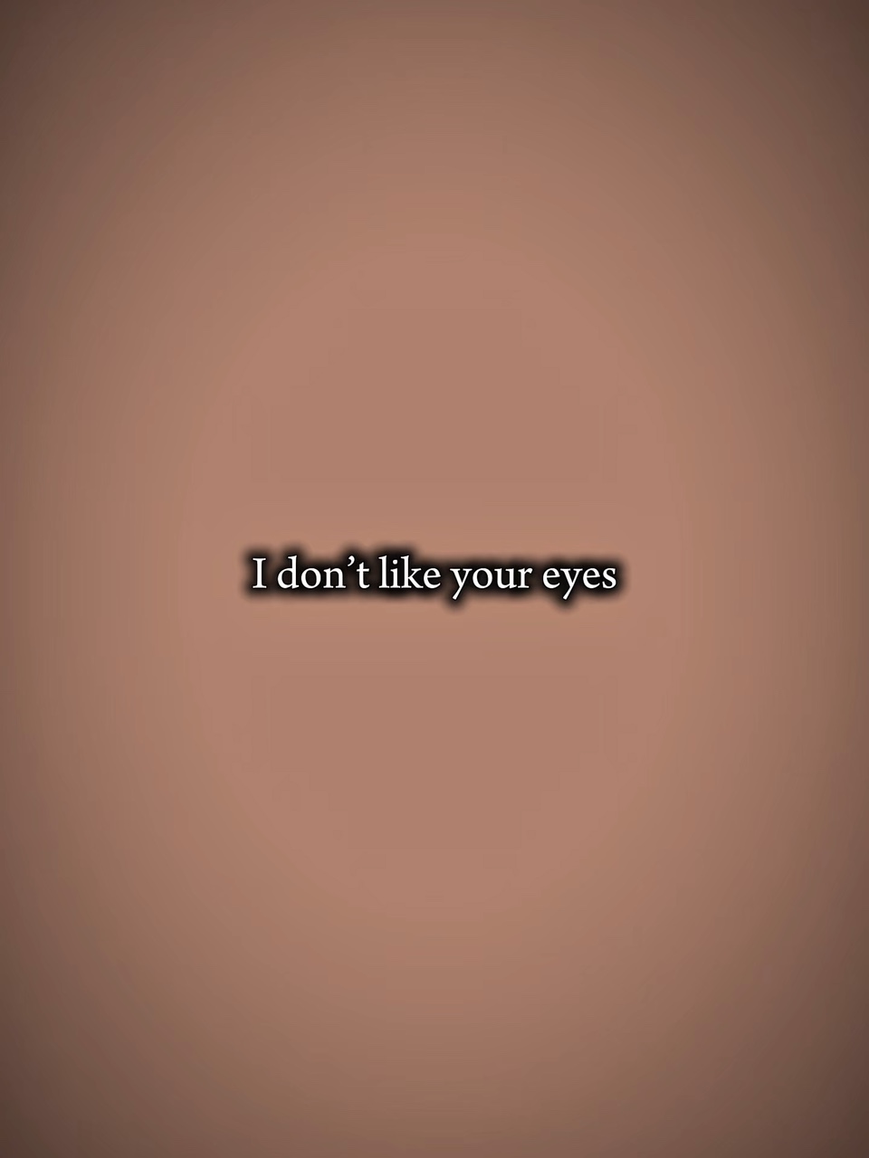 No me gusta tu...