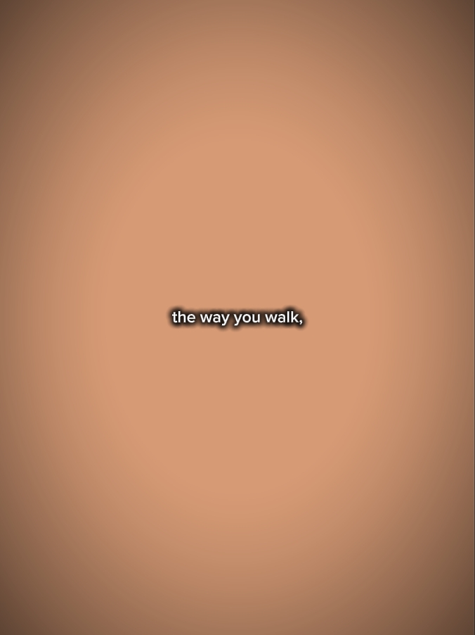 way you walk 