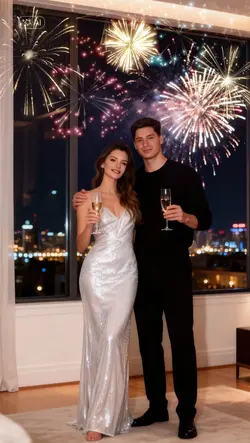 new year 2026 couple