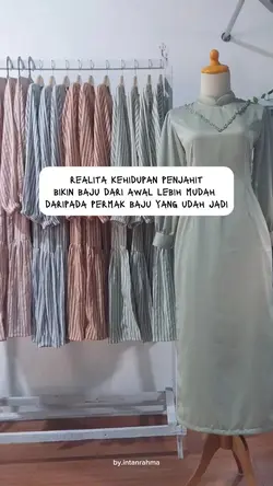 template jahit
