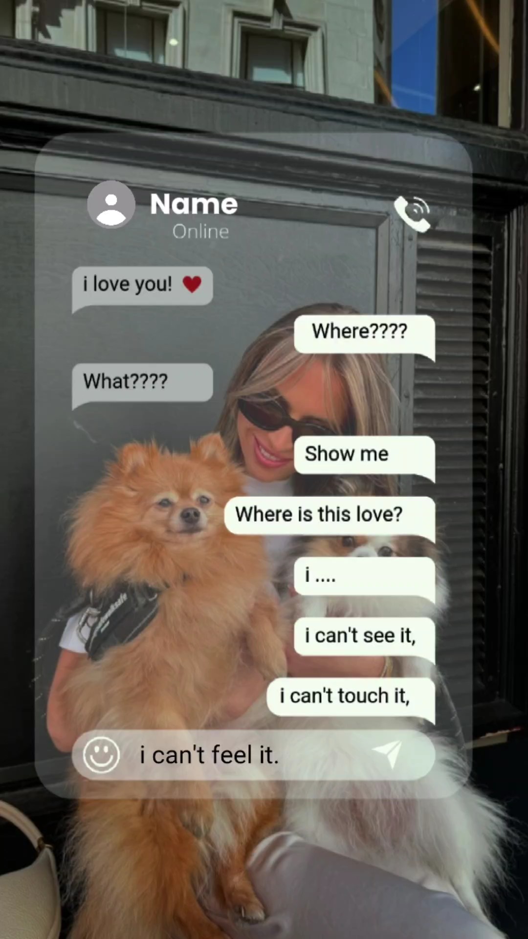 Chat Nachricht Liebe yo