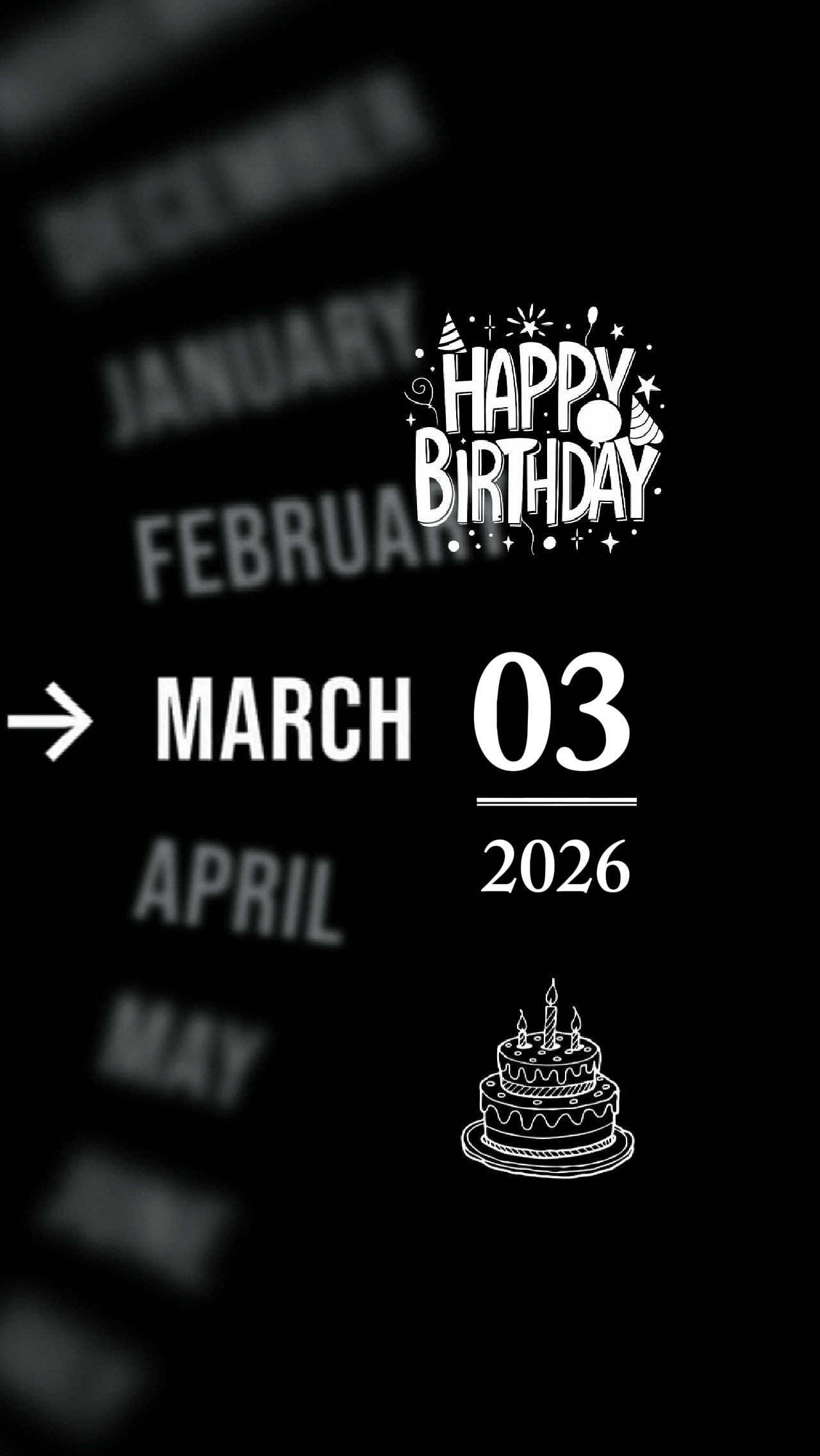 ULANG TAHUN 3 MARET