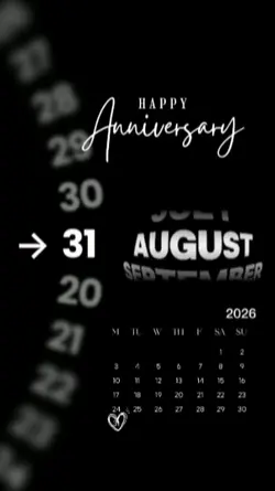ANNIVERSARY 31 AUG