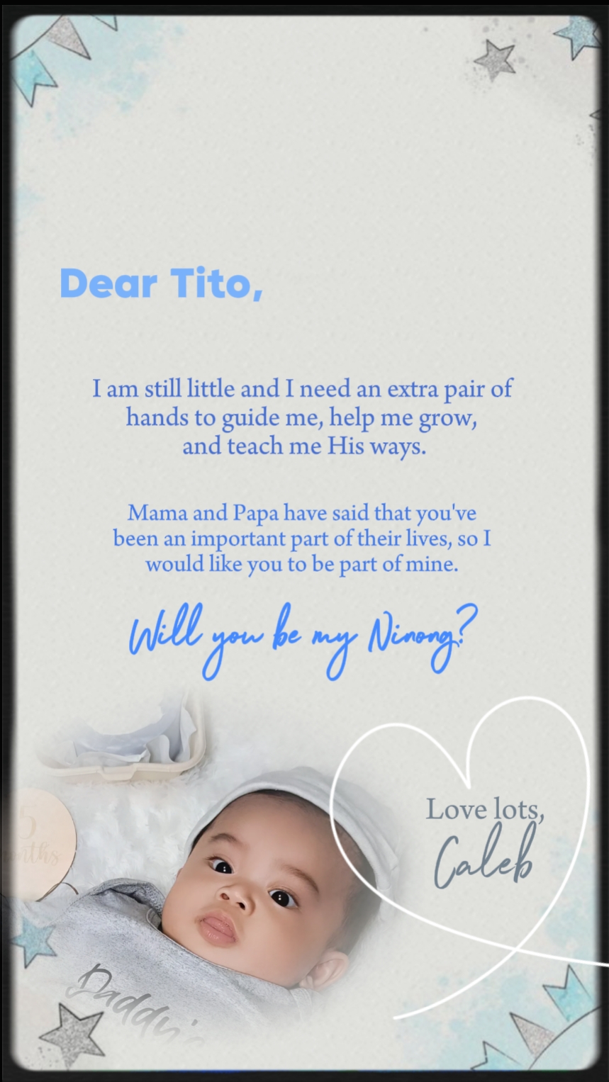 Ikaw ba ang magiging Ninong ko?