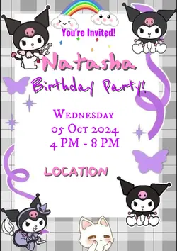 Kad Birthday KUROMI