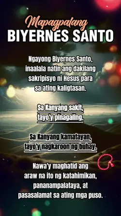 BIYERNES SANTO