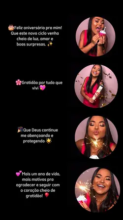parabéns pra mim