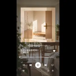 音楽プレイヤー風テンプレ(背景も変更可
