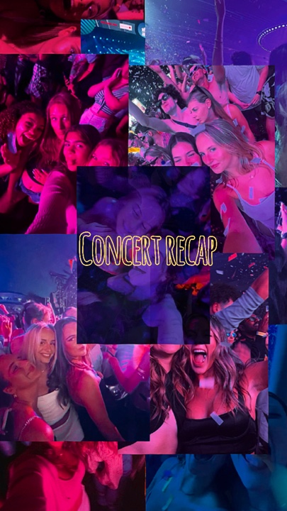 Concert recap 🤩