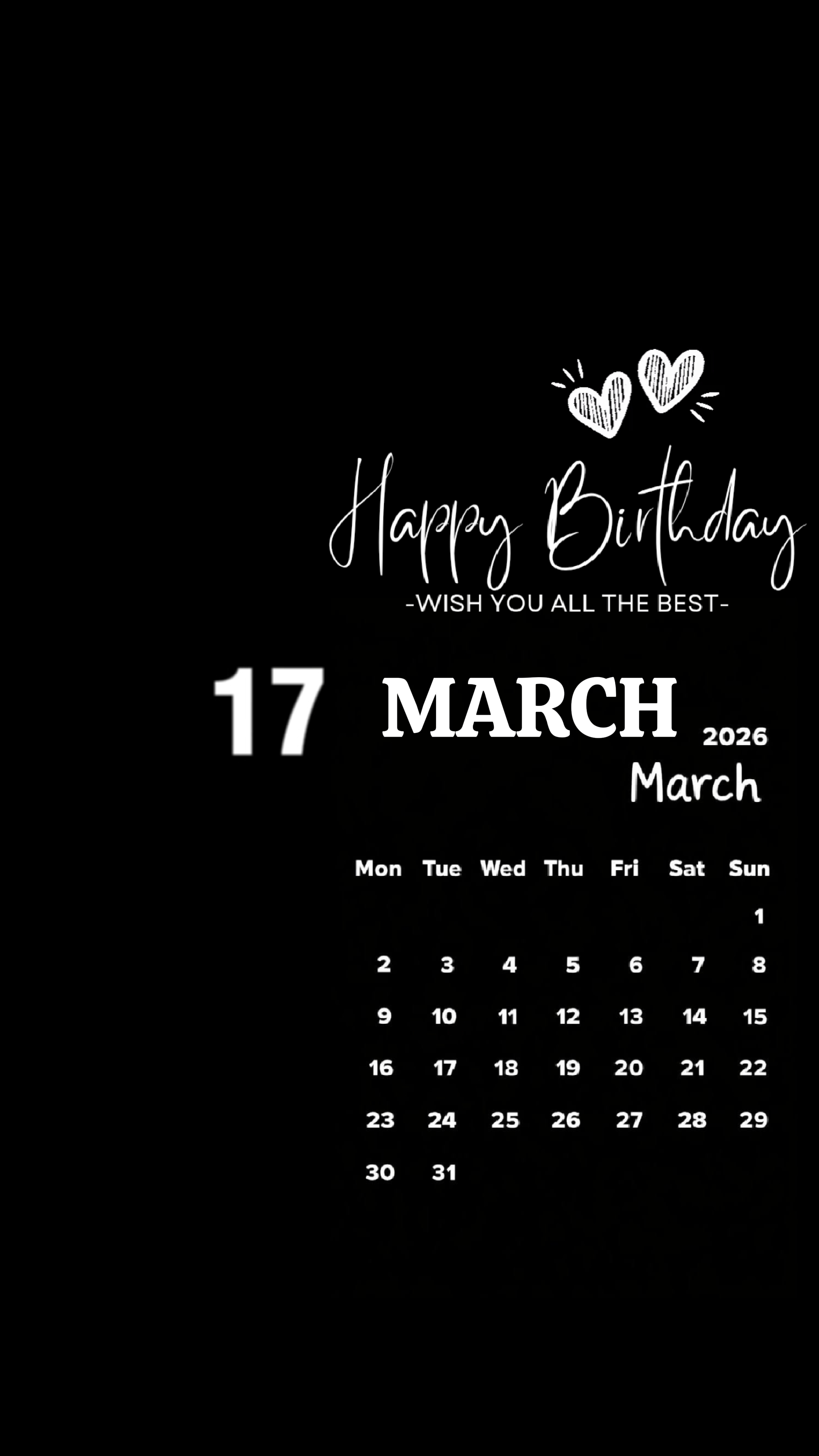 HBD 17 DE MARZO