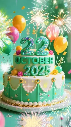 Birthday 22 oct 2025