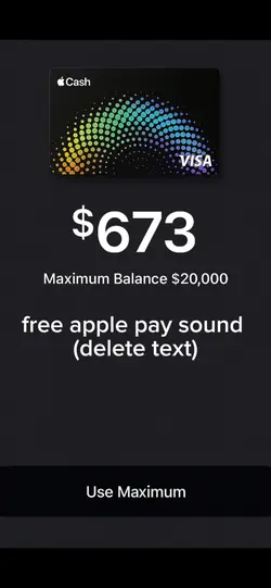 apple pay sound