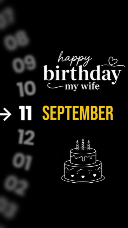 HBD ESPOSA 11 SEPT