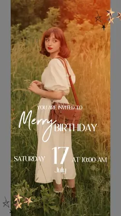 Birthday invitation 