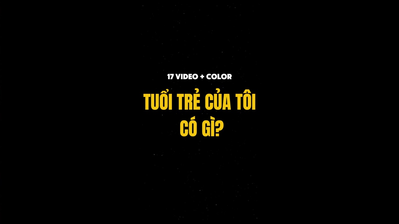 Tuổi trẻ của tôi có