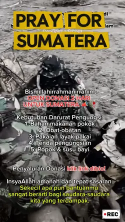PRAY FOR SUMATERA