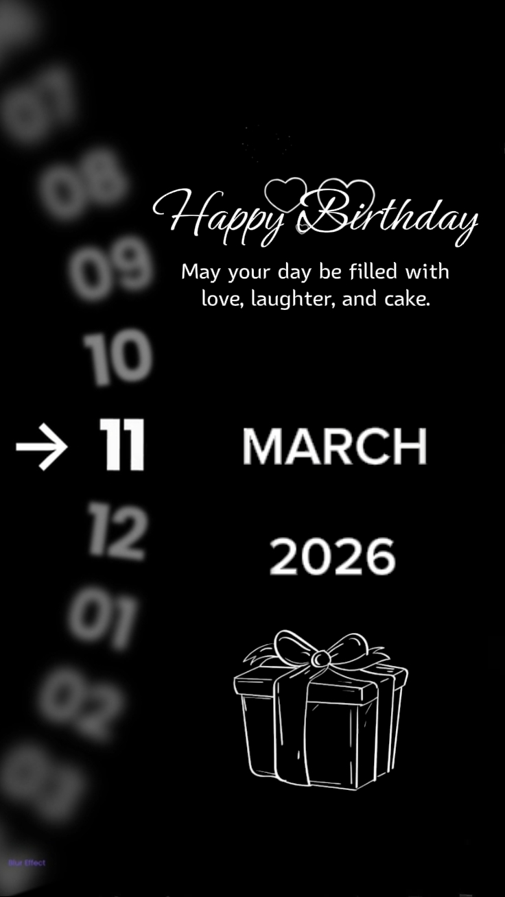 ULANG TAHUN 11 MARET 
