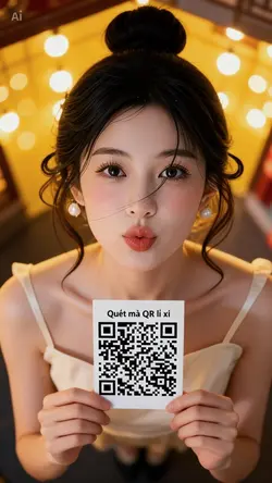 Ghép mã QR lì xì